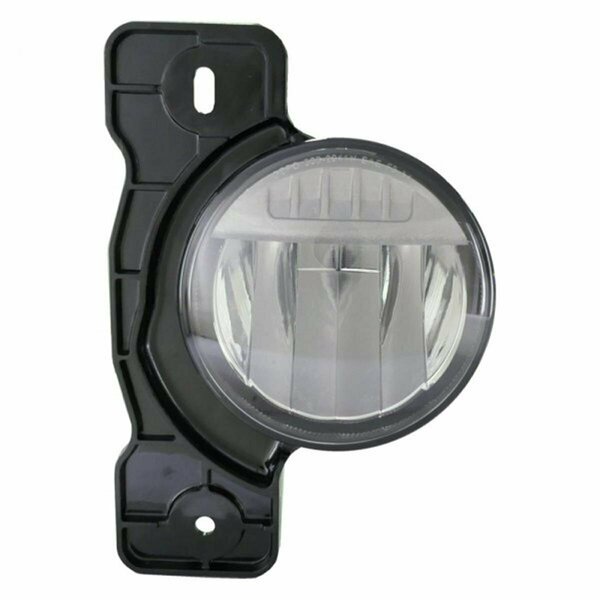 Sherman Parts Left Hand Fog LED Lamp Assembly for 2007-2017 Jeep Gladiator Wrangler SHE023-125QL